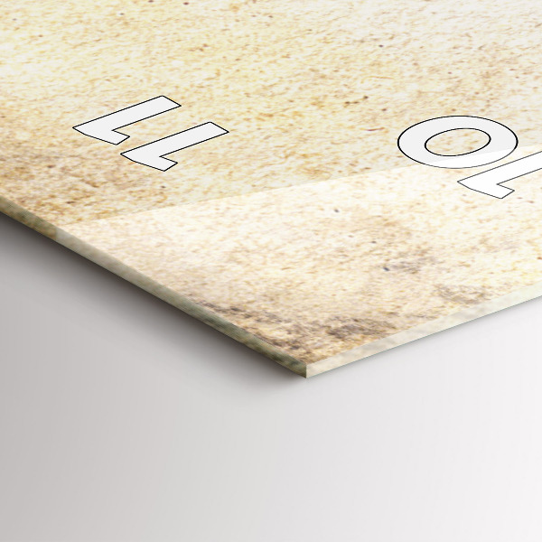 Téglalap alakú üvegóra Egy nő absztrakt portréja