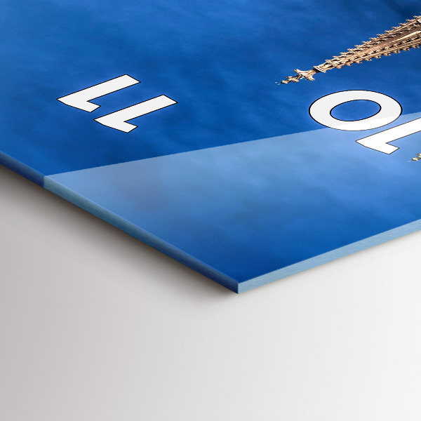 Téglalap alakú üvegóra Híd Németországban