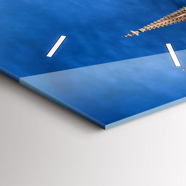 Téglalap alakú üvegóra Híd Németországban