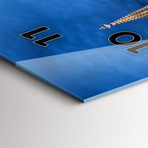 Téglalap alakú üvegóra Híd Németországban