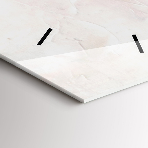 Téglalap alakú üvegóra Olajfestmény yacht tenger