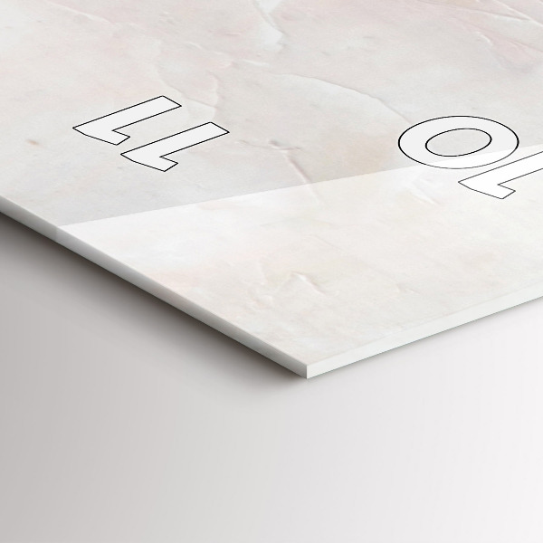 Téglalap alakú üvegóra Olajfestmény yacht tenger