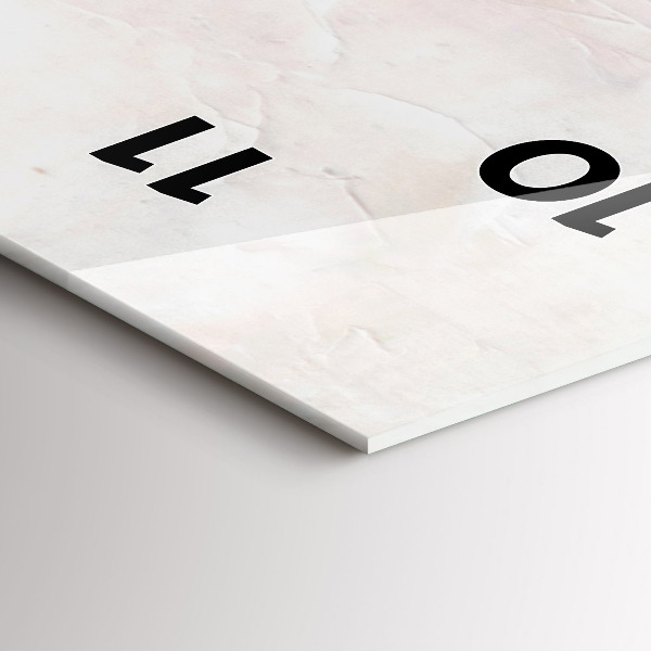 Téglalap alakú üvegóra Olajfestmény yacht tenger