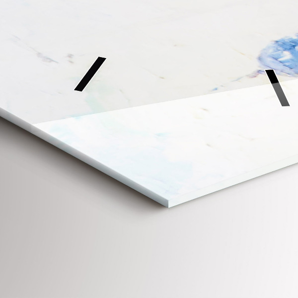 Téglalap alakú üvegóra Olaj művészet