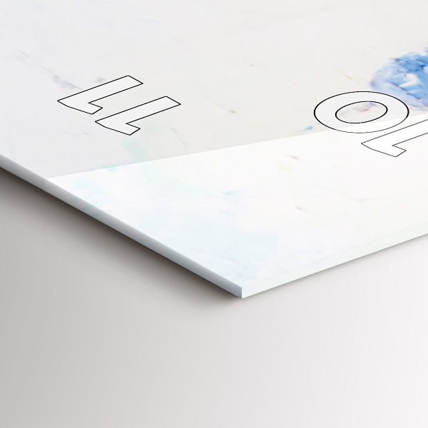 Téglalap alakú üvegóra Olaj művészet