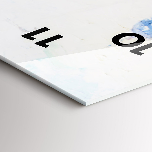 Téglalap alakú üvegóra Olaj művészet