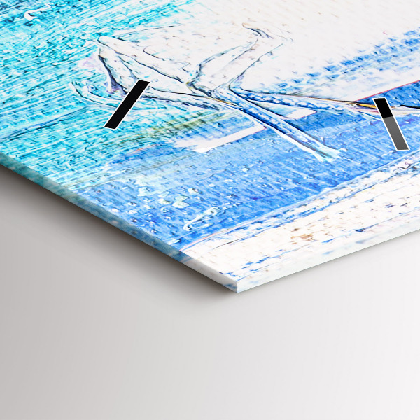 Téglalap alakú üvegóra Pár az esőben