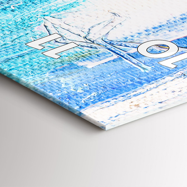 Téglalap alakú üvegóra Pár az esőben