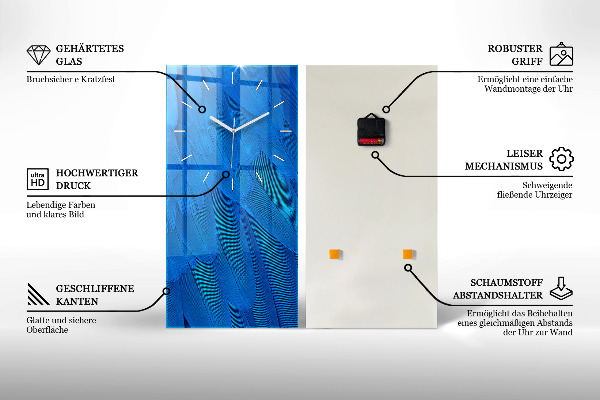 Téglalap alakú üvegóra Pár az esőben