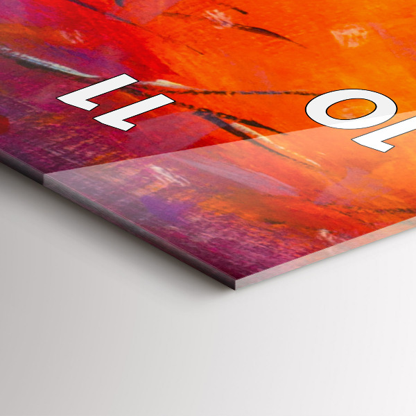 Téglalap alakú üvegóra Pár az erdőben