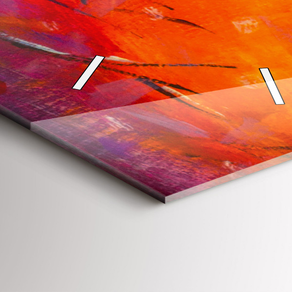 Téglalap alakú üvegóra Pár az erdőben