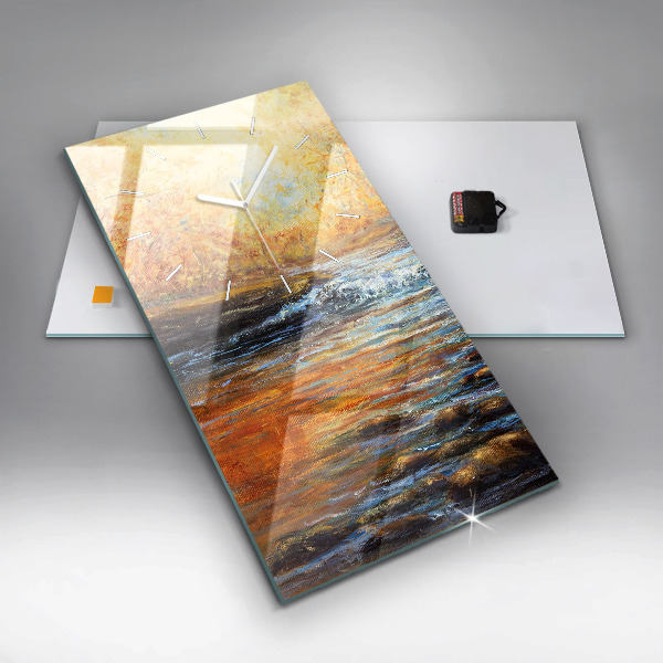 Téglalap alakú üvegóra Művészi művészet