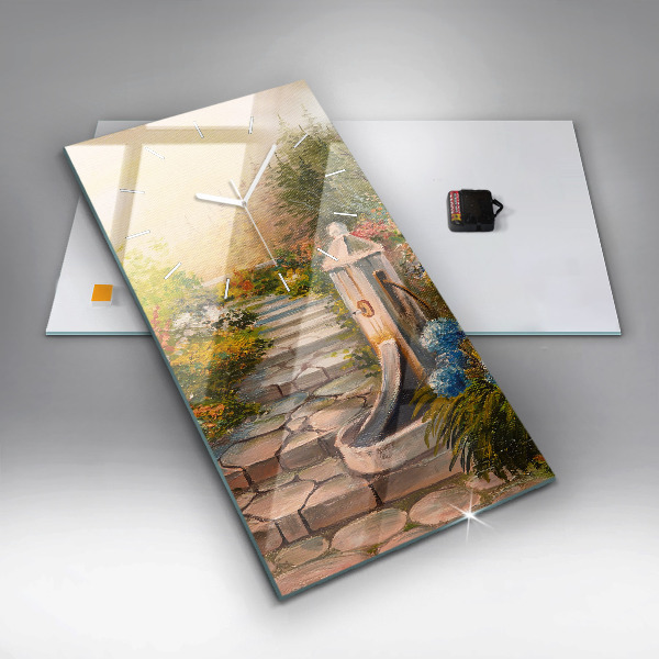 Téglalap alakú üvegóra Olaj összetétele az erdőben