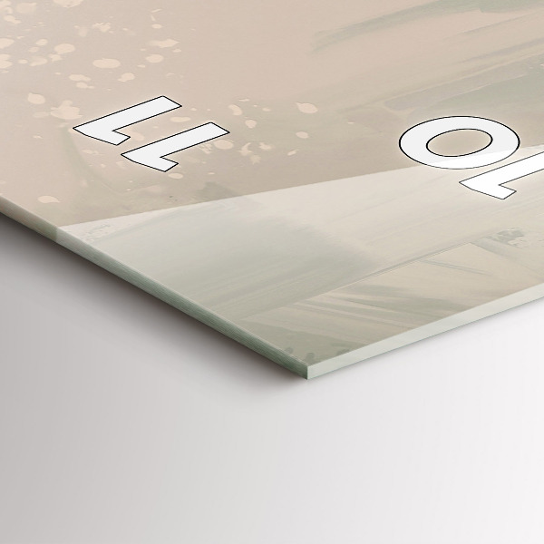 Téglalap alakú üvegóra Halászhajók a kikötőben