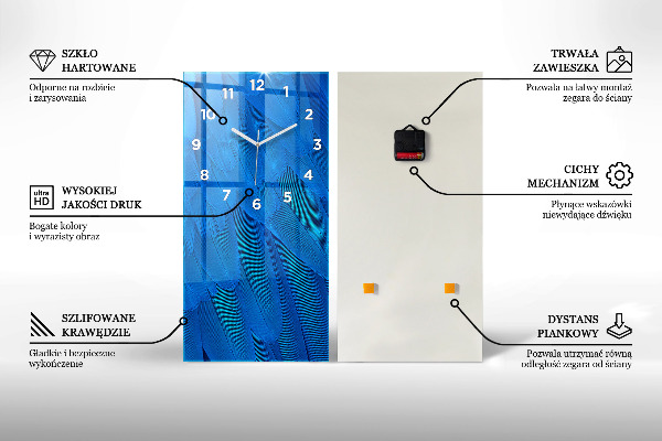 Téglalap alakú üvegóra Halászhajók a kikötőben