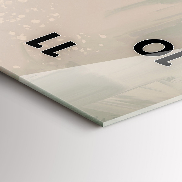 Téglalap alakú üvegóra Halászhajók a kikötőben