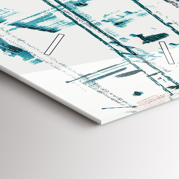 Téglalap alakú üvegóra Street Art