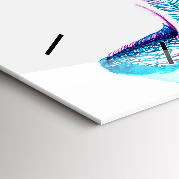 Téglalap alakú üvegóra Madárszárnyak utánzata