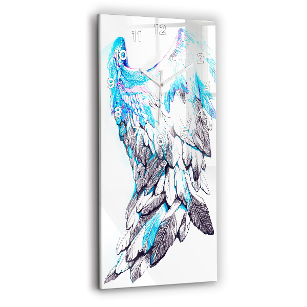 Téglalap alakú üvegóra Madárszárnyak utánzata