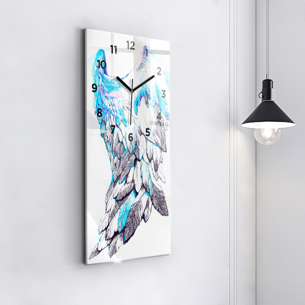 Téglalap alakú üvegóra Madárszárnyak utánzata