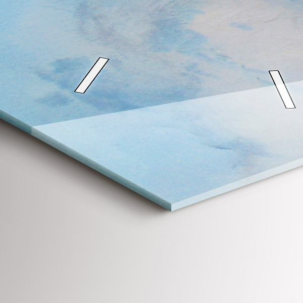 Téglalap alakú üvegóra Hajó a vízen