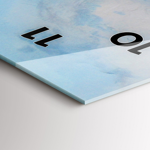 Téglalap alakú üvegóra Hajó a vízen