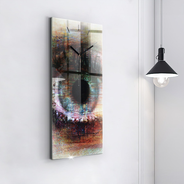 Téglalap alakú üvegóra Street Art Eye