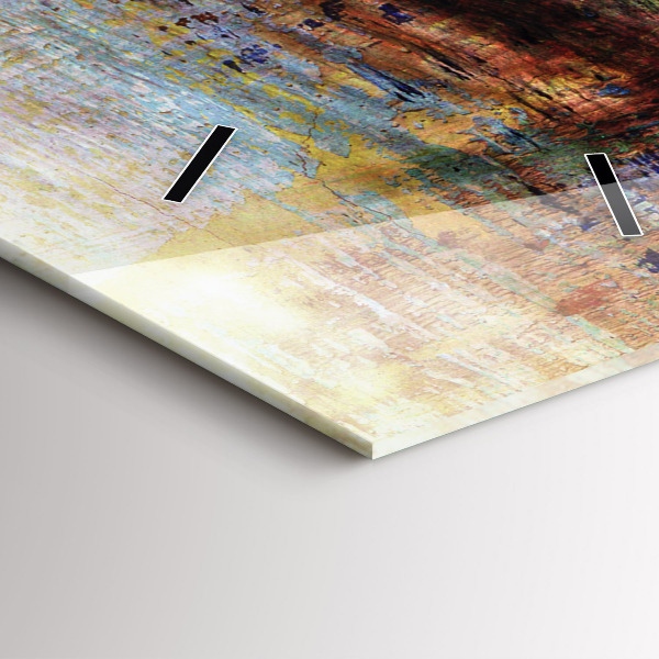 Téglalap alakú üvegóra Street Art Eye