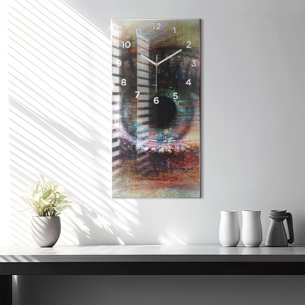 Téglalap alakú üvegóra Street Art Eye