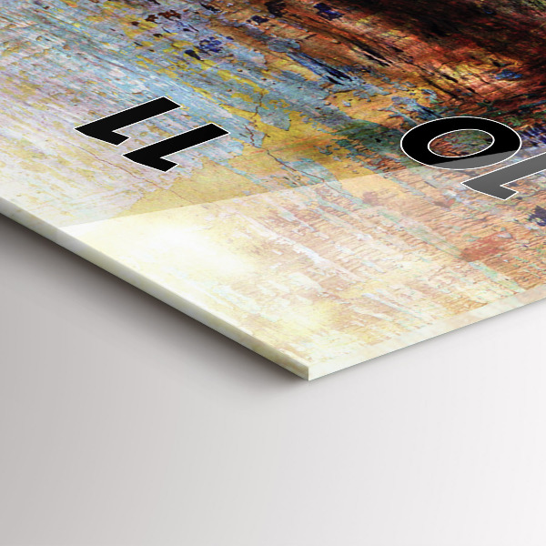 Téglalap alakú üvegóra Street Art Eye