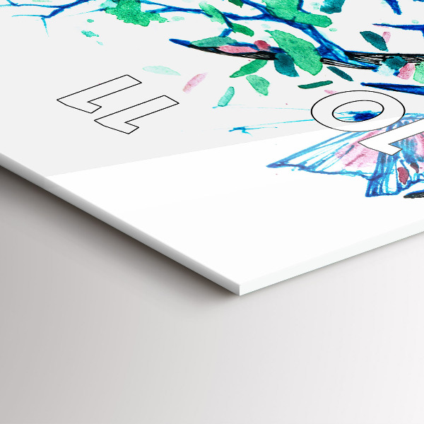 Téglalap alakú üvegóra Szarvas illusztráció