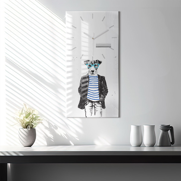 Téglalap alakú üvegóra Kutya az emberi testben