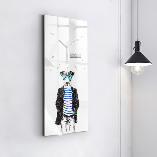 Téglalap alakú üvegóra Kutya az emberi testben