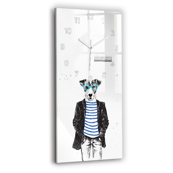 Téglalap alakú üvegóra Kutya az emberi testben