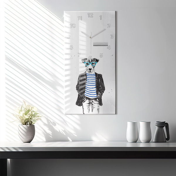 Téglalap alakú üvegóra Kutya az emberi testben