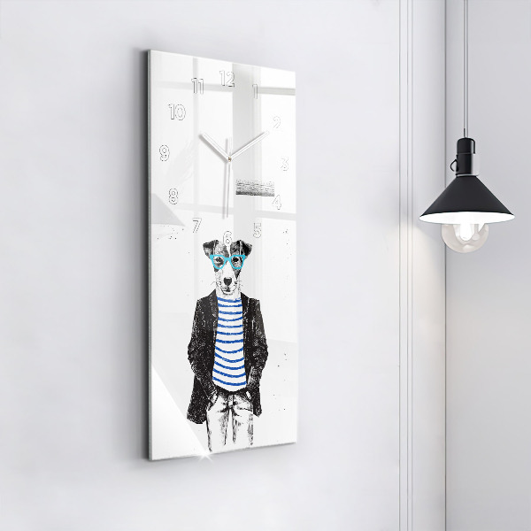 Téglalap alakú üvegóra Kutya az emberi testben