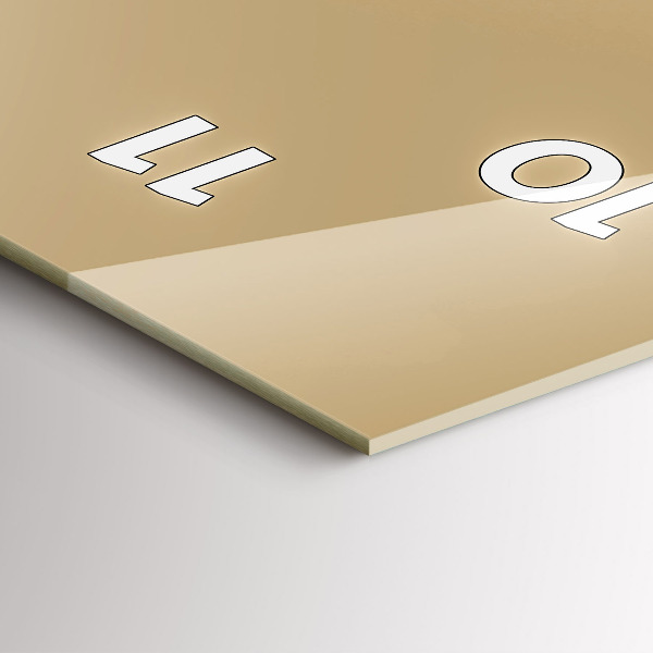 Téglalap alakú üvegóra Bagoly - a bölcsesség jele