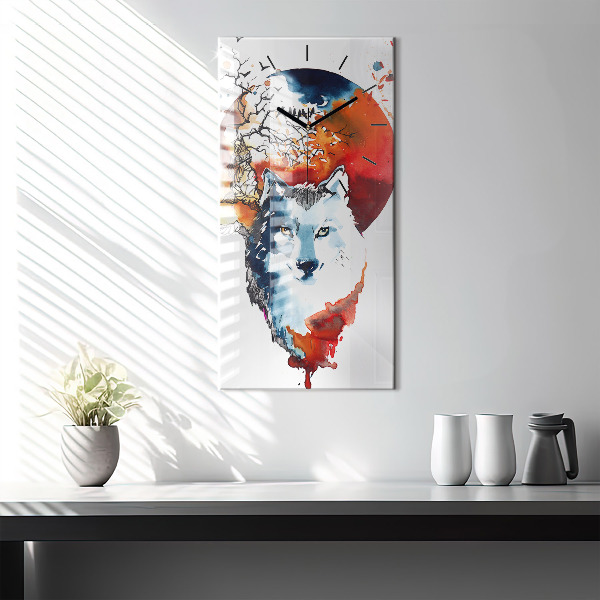 Téglalap alakú üvegóra A farkas és a telihold