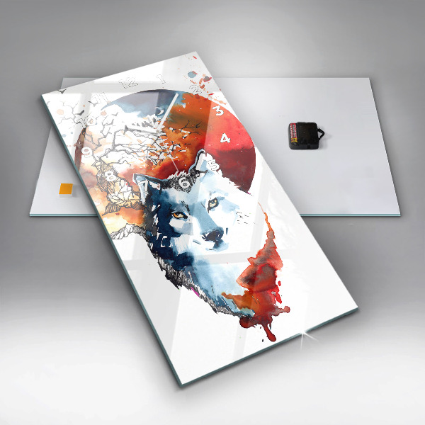 Téglalap alakú üvegóra A farkas és a telihold