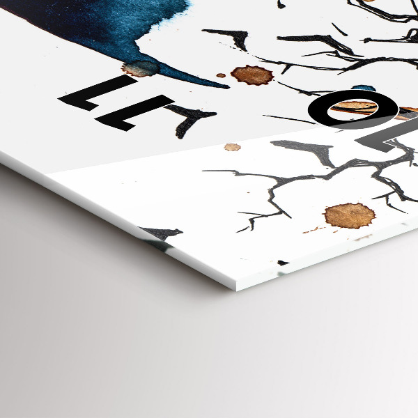 Téglalap alakú üvegóra A farkas és a telihold