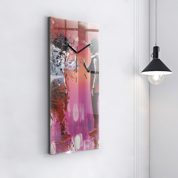 Téglalap alakú üvegóra Kibertér