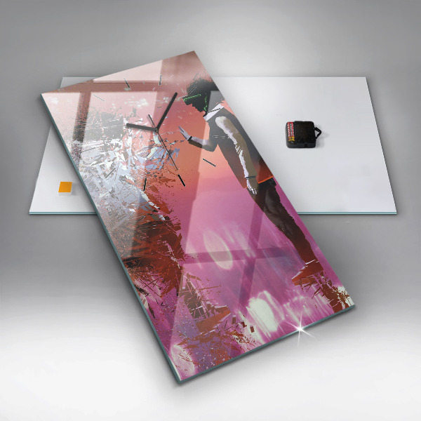 Téglalap alakú üvegóra Kibertér