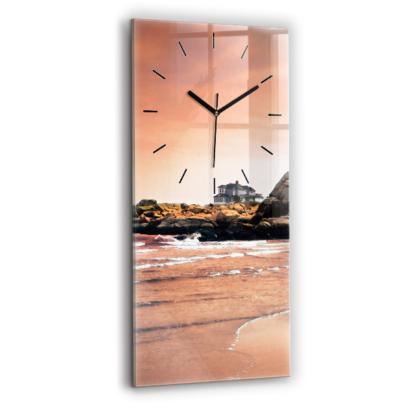 Téglalap alakú üvegóra Sherman-part