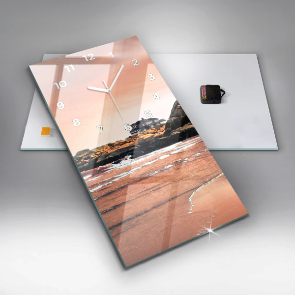 Téglalap alakú üvegóra Sherman-part