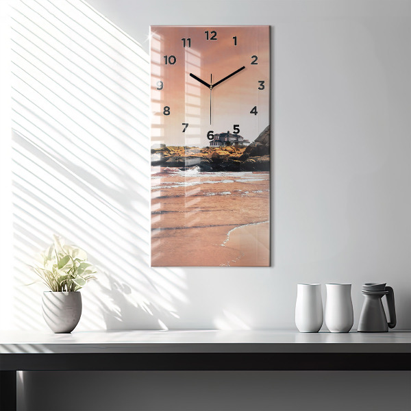 Téglalap alakú üvegóra Sherman-part