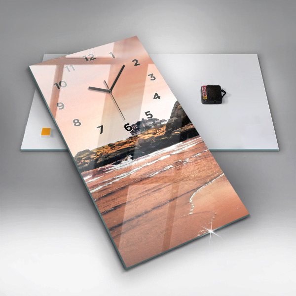 Téglalap alakú üvegóra Sherman-part