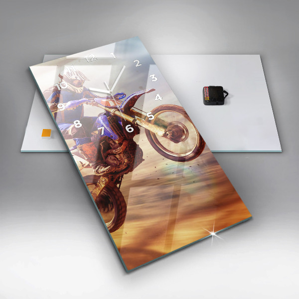 Téglalap alakú üvegóra Motocross Enduro