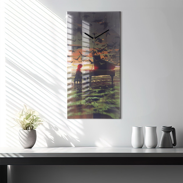 Téglalap alakú üvegóra Koncert a tengerparton