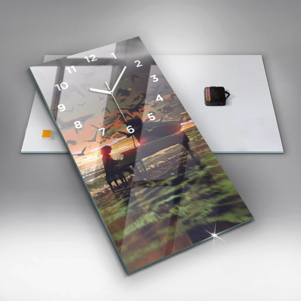 Téglalap alakú üvegóra Koncert a tengerparton