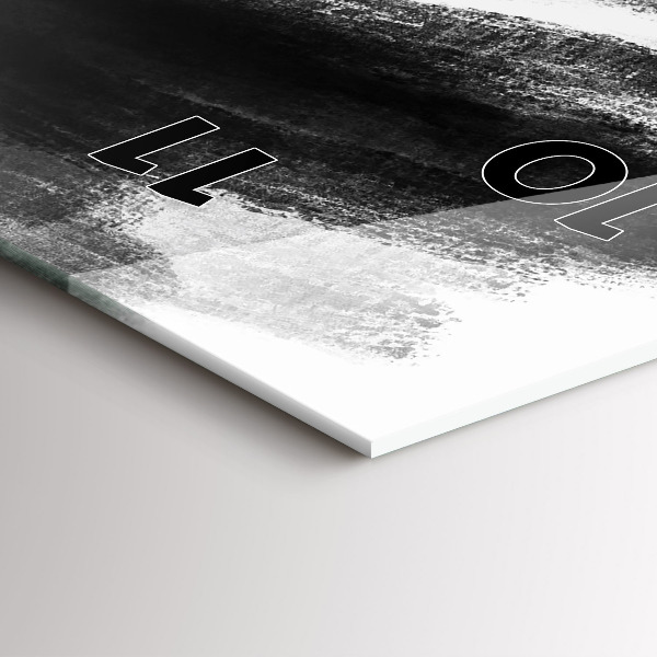 Téglalap alakú üvegóra Fekete-fehér nő